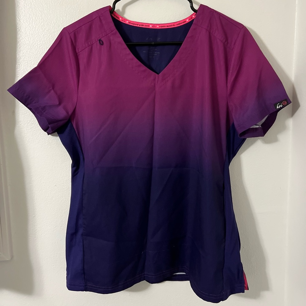 Koi Scrub Top